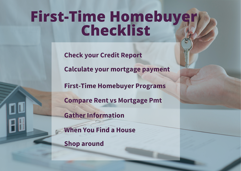 Checklist - First-time homebuyer pic